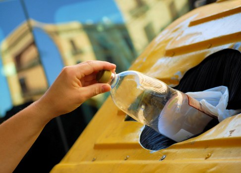 Tottenham waste clearance truck transporting debris